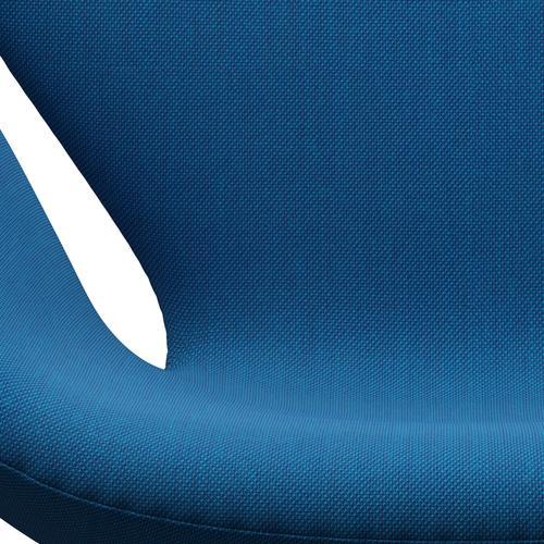 Fritz Hansen Swan Chair, Warm Graphite/Steelcut Trio Turquise/Blue