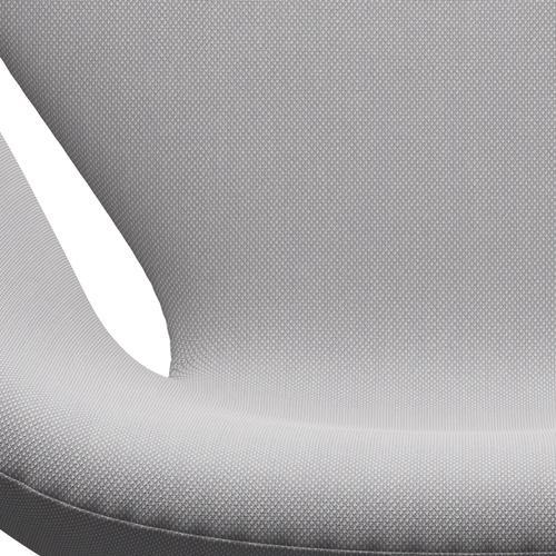 Fritz Hansen Svanenstol, Warm Graphite/Steelcut Trio White & Light Grey
