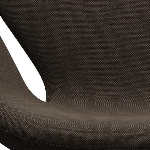 Fritz Hansen Swan -stol, varm grafit/sunniva choklad/svart