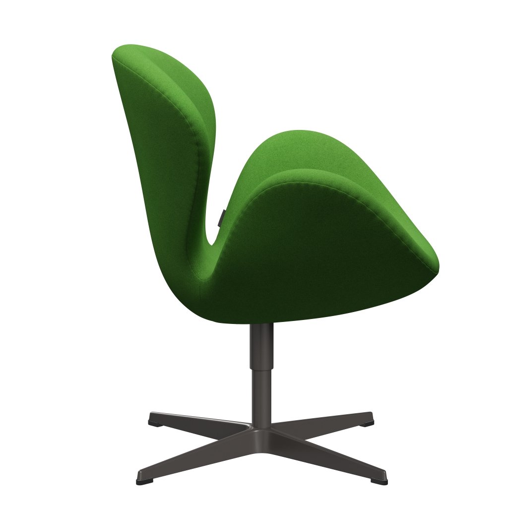 Fritz Hansen Swan -stol, varm grafit/Tonus Clear Green
