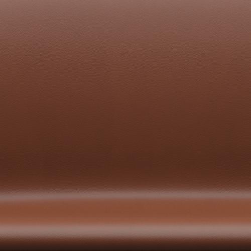 Fritz Hansen Svan soffa 2-personers, brun brons/aura cognac
