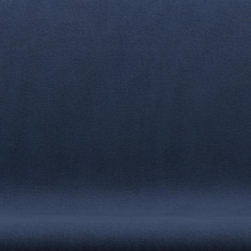 Fritz Hansen Swan Sofa 2-personers, brun brons/Christianshavn mörkblå