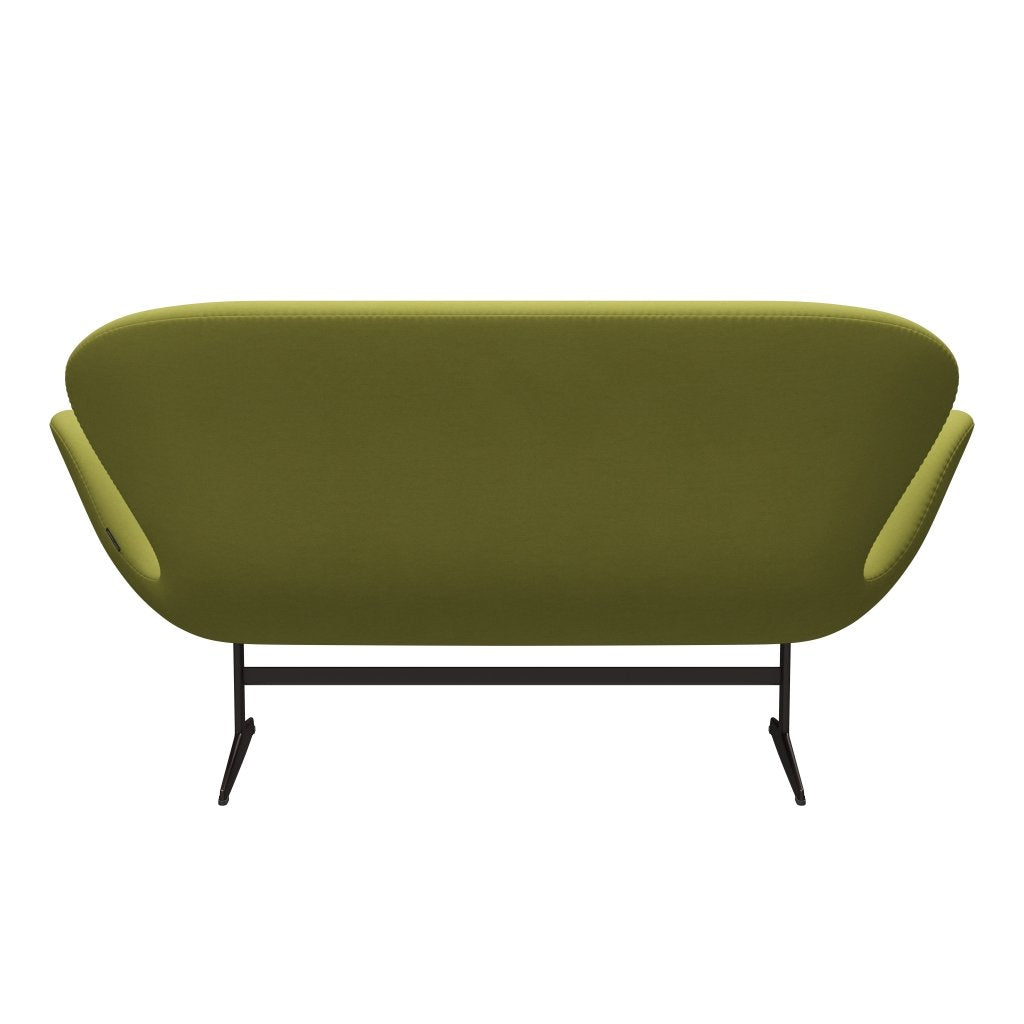 Fritz Hansen Svan soffa 2-personers, brun brons/komfort beige/grön
