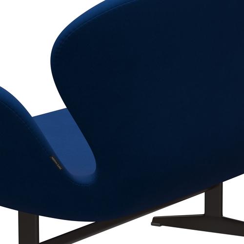 Fritz Hansen Svan soffa 2-personers, brun brons/komfort grå/blå