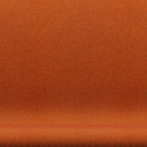 Fritz Hansen Svan soffa 2-personers, brun brons/divina melange orange