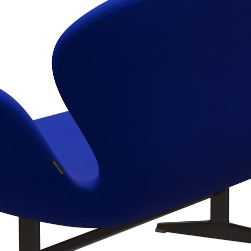 Fritz Hansen Svan soffa 2-personers, brun brons/berömmelse blå