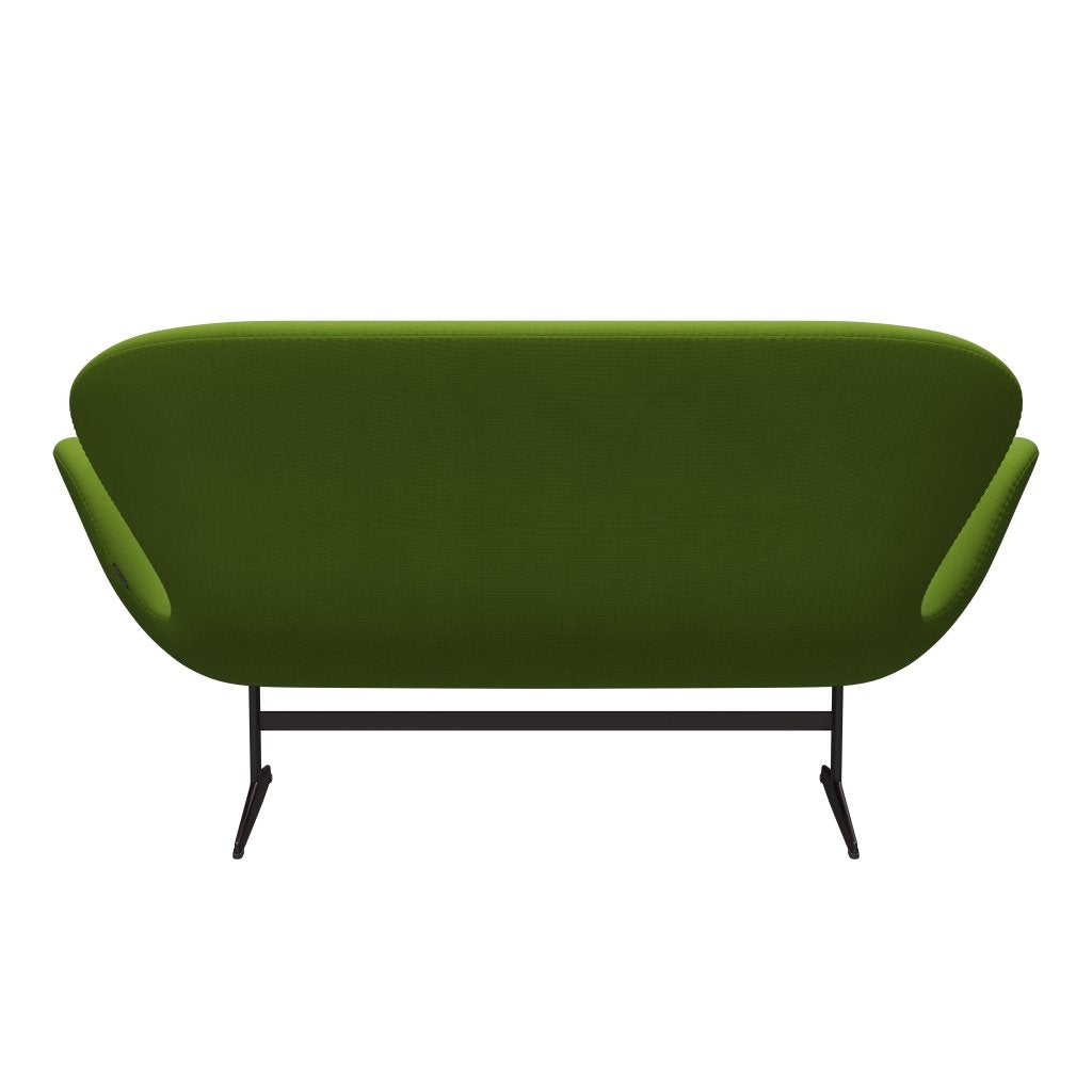 Fritz Hansen Svan soffa 2-personers, brun brons/berömmelse grön