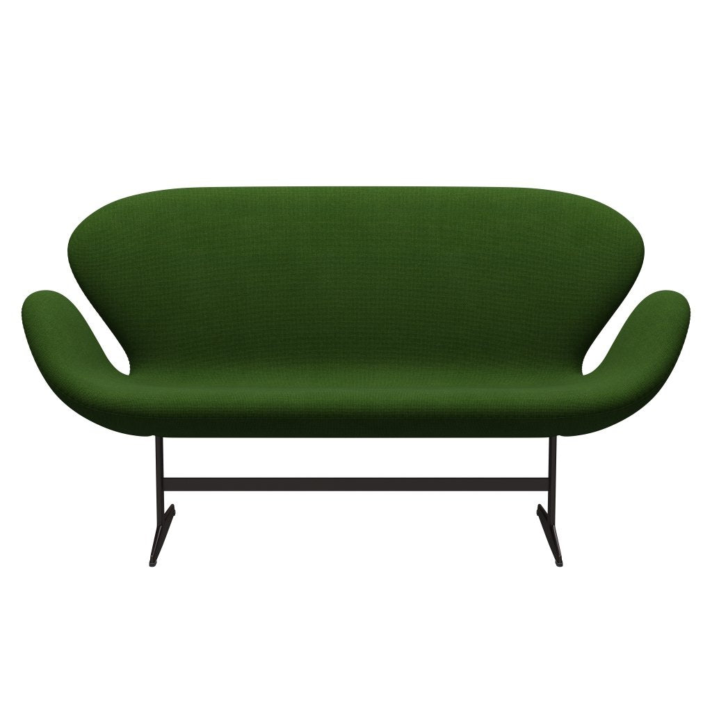 Fritz Hansen Svan soffa 2-personers, brun brons/hallingdal gräsgrön