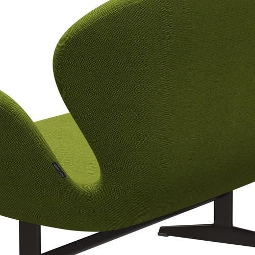 Fritz Hansen Svan soffa 2-personers, brun brons/hallingdal grön