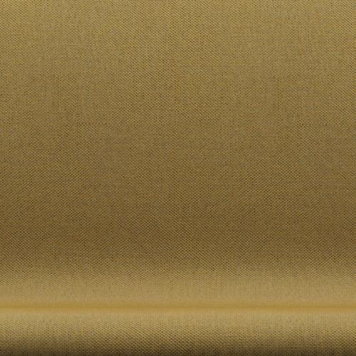 Fritz Hansen Svan soffa 2-personers, brun brons/omskull gyllene gul/naturlig