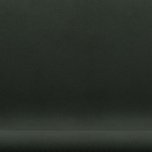 Fritz Hansen Swan Sofa 2-personers, brun brons/stålcut mörk armégrön