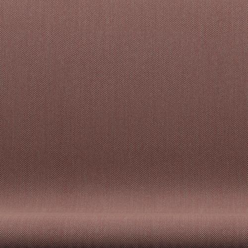 Fritz Hansen Svan soffa 2-personers, brun brons/stålcut trio ljusbrun & röd/grön