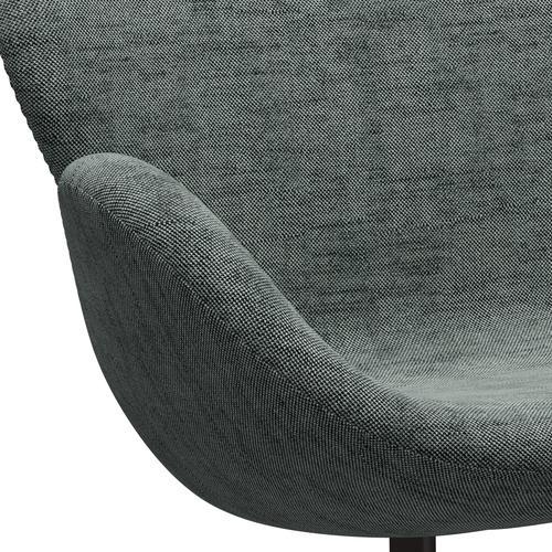 Fritz Hansen Svan soffa 2-personers, brun brons/sunniva svartvitt