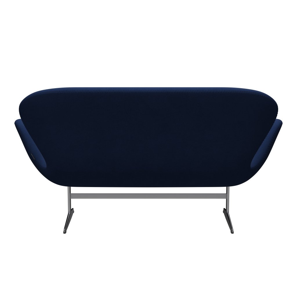 Fritz Hansen Svan soffa 2-sits, satin polerad aluminium/komfort violet