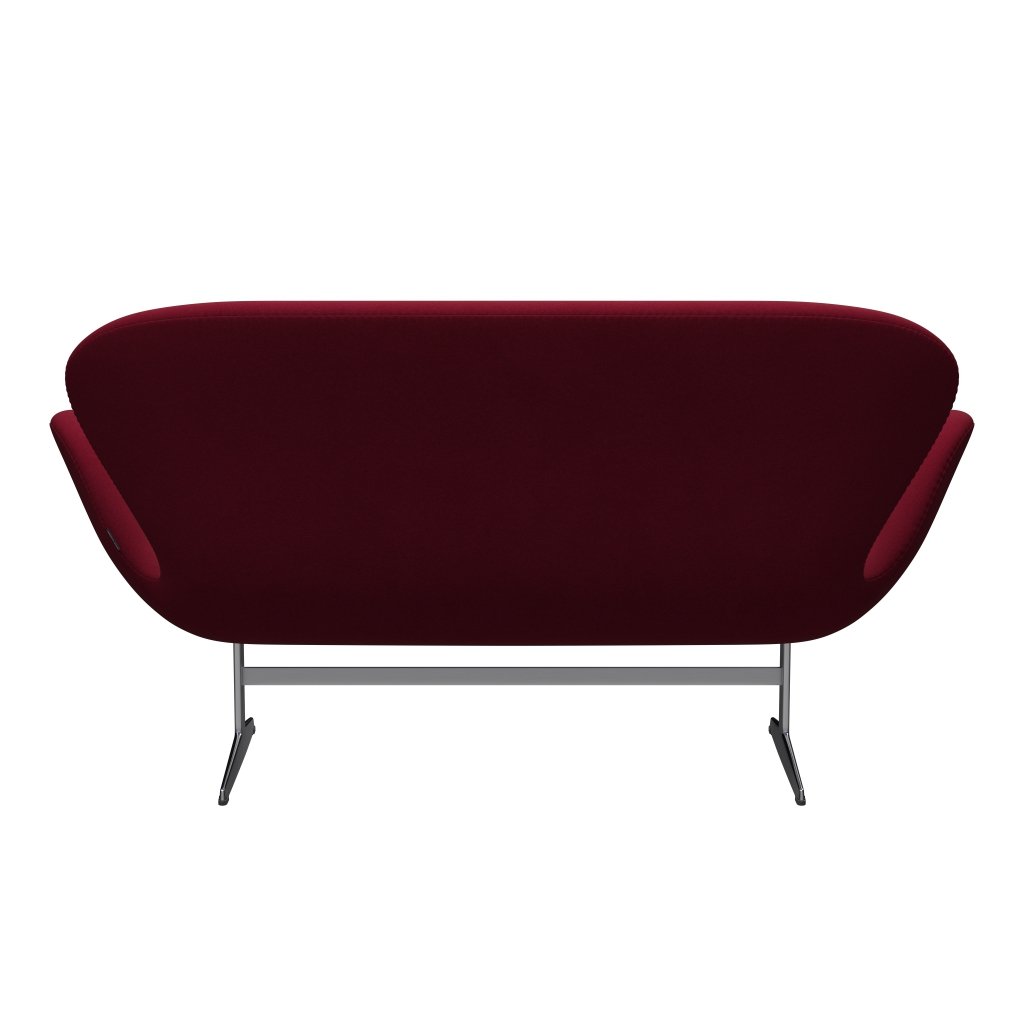 Fritz Hansen Svan soffa 2-sits, satin polerad aluminium/divina klar aubergine