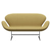 Fritz Hansen Svan soffa 2-person, satin polerad aluminium/berömmelse beige (62068)