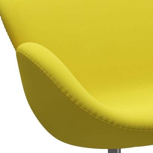 Fritz Hansen Svan soffa 2-person, satin polerad aluminium/berömmelse gul