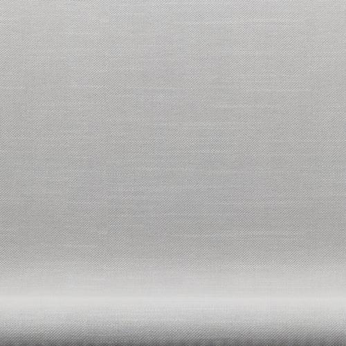 Fritz Hansen Svanesofa 2-Personers, Satinpoleret Aluminium/Sunniva Natural/Light Grey