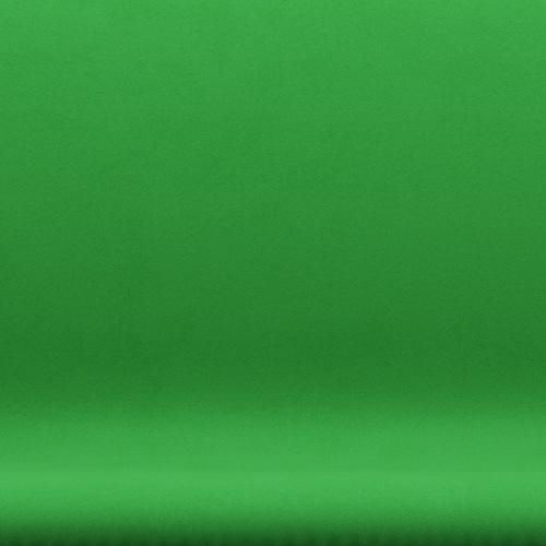 Fritz Hansen SWAN SOFA 2-personers, Black Lacquer/Comfort Green (68003)