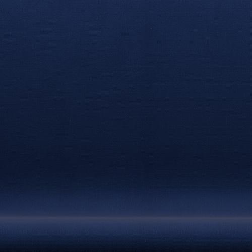 Fritz Hansen SWAN SOFA 2-personers, svart lack/berömmelse mörkblå (66071)