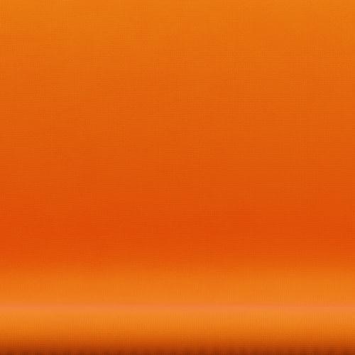 Fritz Hansen SWAN SOFA 2-personers, Black Lacquer/Fame Orange (63077)