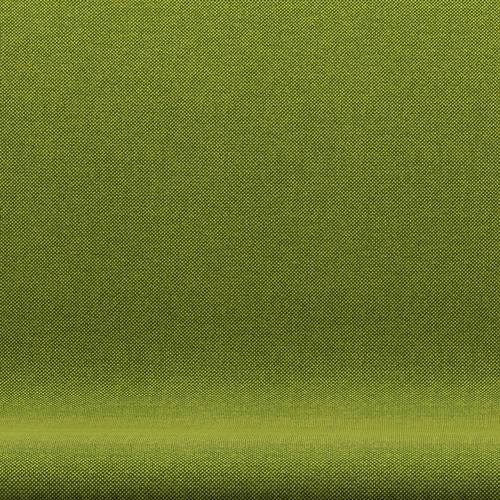 Fritz Hansen Svan soffa 2-personers, svart lack/hallingdal grön