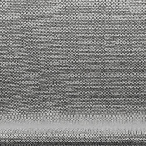 Fritz Hansen Swan Sofa 2-personers, svart lack/omrum av vit/naturlig