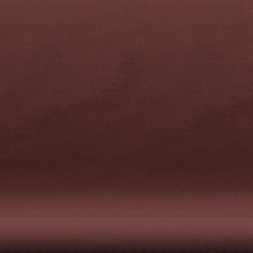 Fritz Hansen Swan Sofa 2-sits, svart lackerad/stålcut mörkbrun (655)