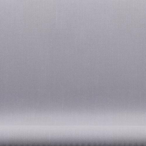 Fritz Hansen Svan soffa 2-personers, svart lack/steelcut ljus silvergrå