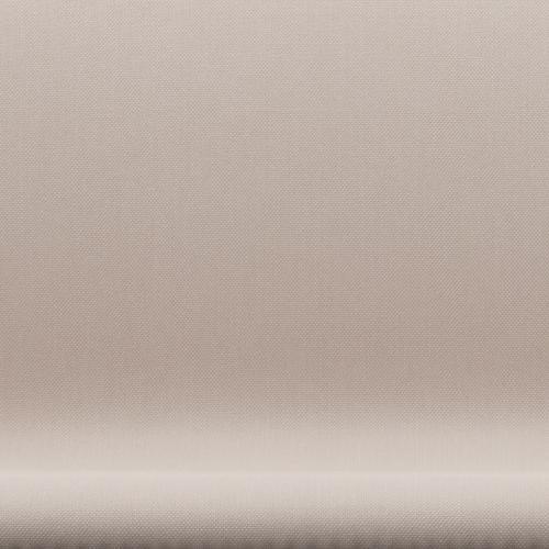 Fritz Hansen Swan Sofa 2-person, svart lackerad/steelcut trio ljus beige