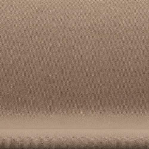 Fritz Hansen Svanesofa 2-Personers, Silver Grey/Capture Sand/Brown