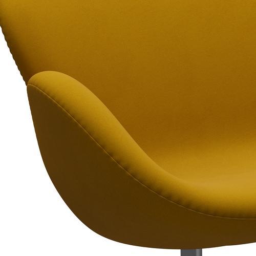 Fritz Hansen Svan soffa 2-personers, silvergrå/komfort gul (62004)