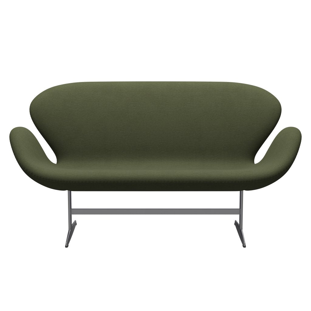 Fritz Hansen Svan soffa 2-personers, silvergrå/komfort grön/grå