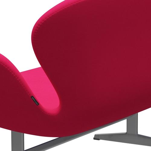 Fritz Hansen Svan soffa 2-personers, silvergrå/komfort rosa