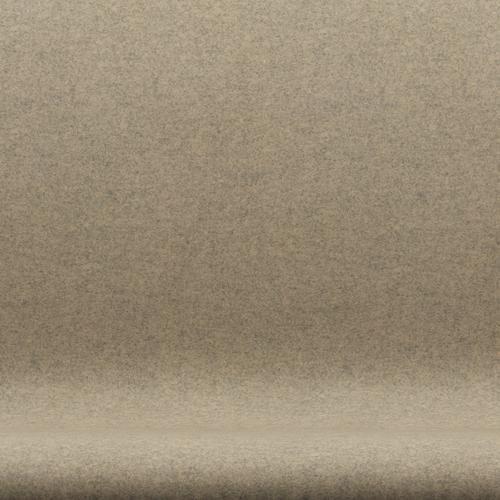 Fritz Hansen Svan soffa 2-personers, silvergrå/divina melange grå sand