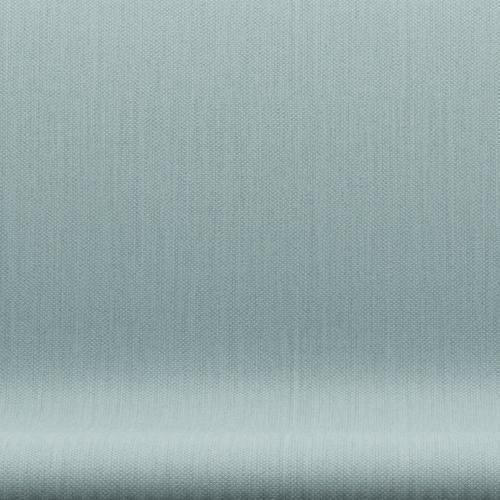 Fritz Hansen Svanesofa 2-Personers, Silver Grey/Fiord Light Blue/Stone