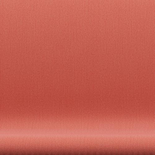 Fritz Hansen Svan soffa 2-personers, silvergrå/steelcut trio rosa/orange