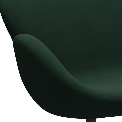 Fritz Hansen Svan soffa 2-personers, varm grafit/komfort mörkgrön