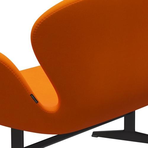 Fritz Hansen Svan soffa 2-personers, varm grafit/divina mörk orange