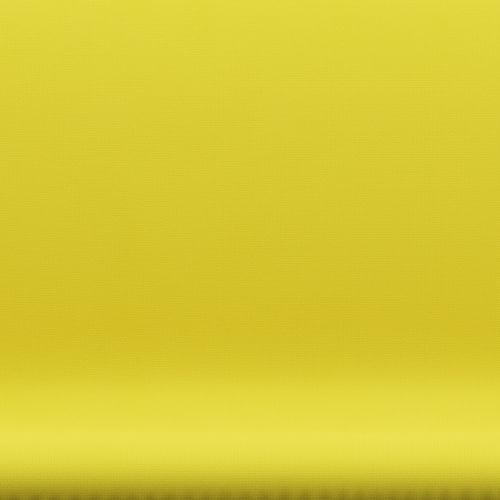 Fritz Hansen Svan soffa 2-personers, varm grafit/berömmelse gul