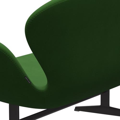 Fritz Hansen Svan soffa 2-personers, varm grafit/berömmelse gräsgrön