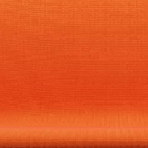Fritz Hansen Svanesofa 2-Personers, Warm Graphite/Fame Orange (63016)