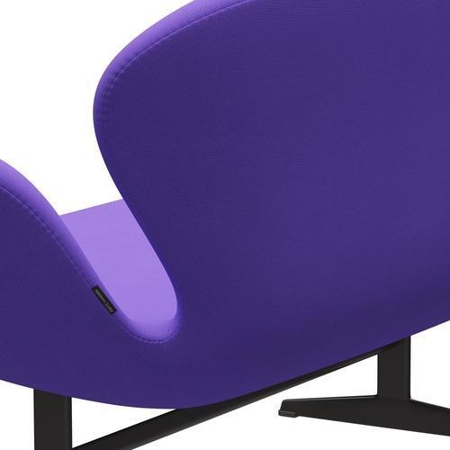 Fritz Hansen Svan soffa 2-personers, varm grafit/berömmelse ljus lila