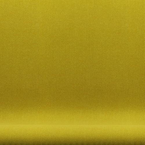 Fritz Hansen Svan soffa 2-personers, varm grafit/hallingdal gul/grön