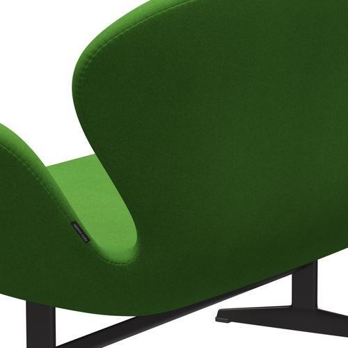 Fritz Hansen Svan soffa 2-personers, varm grafit/tonus klar grön