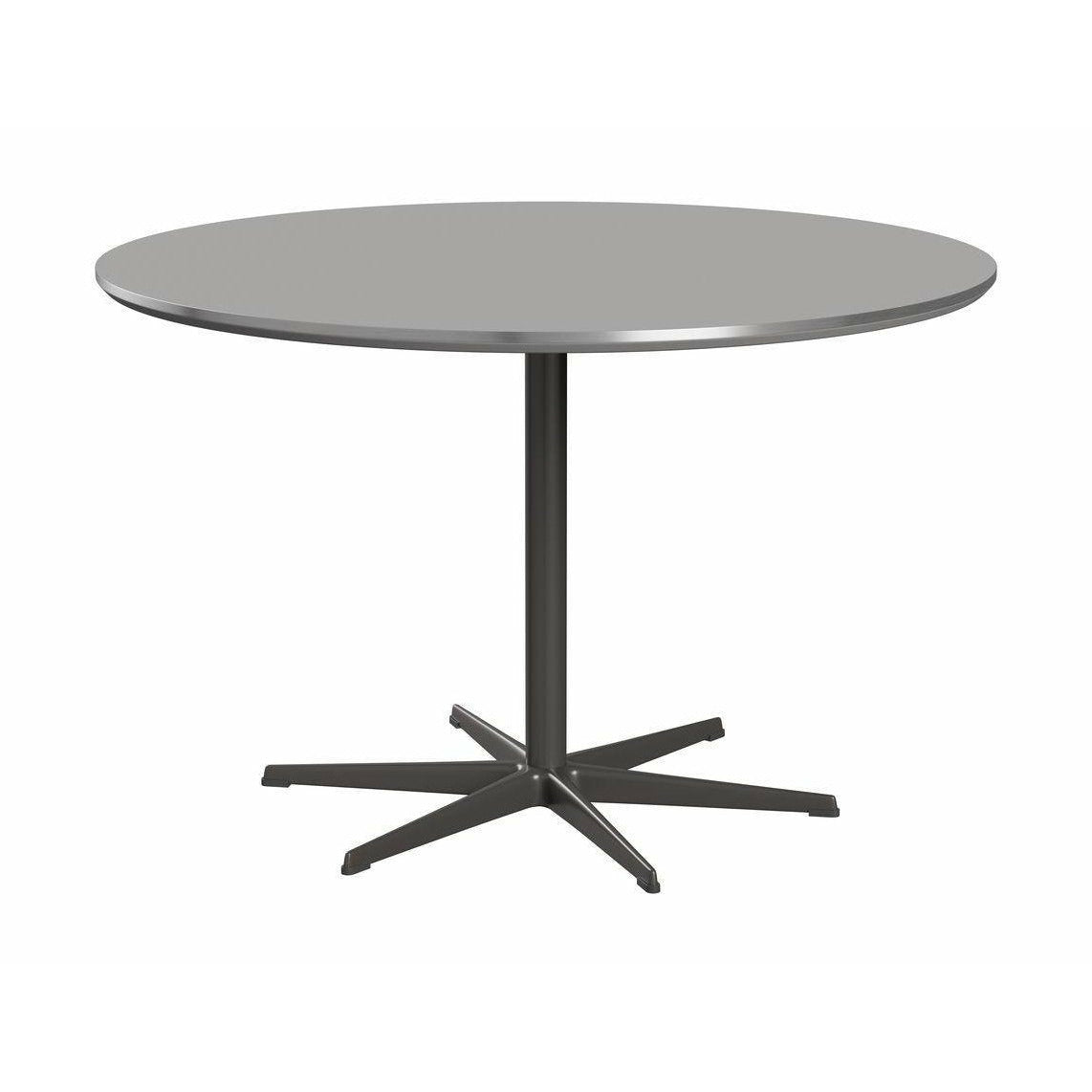 Fritz Hansen Cirkulär matbord Ø120 cm, grå efeso/grafit varm