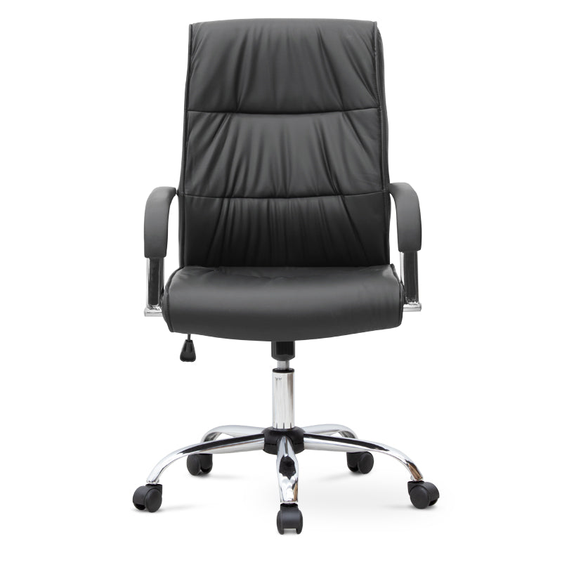 Office Chair SANDRA PU leather Black