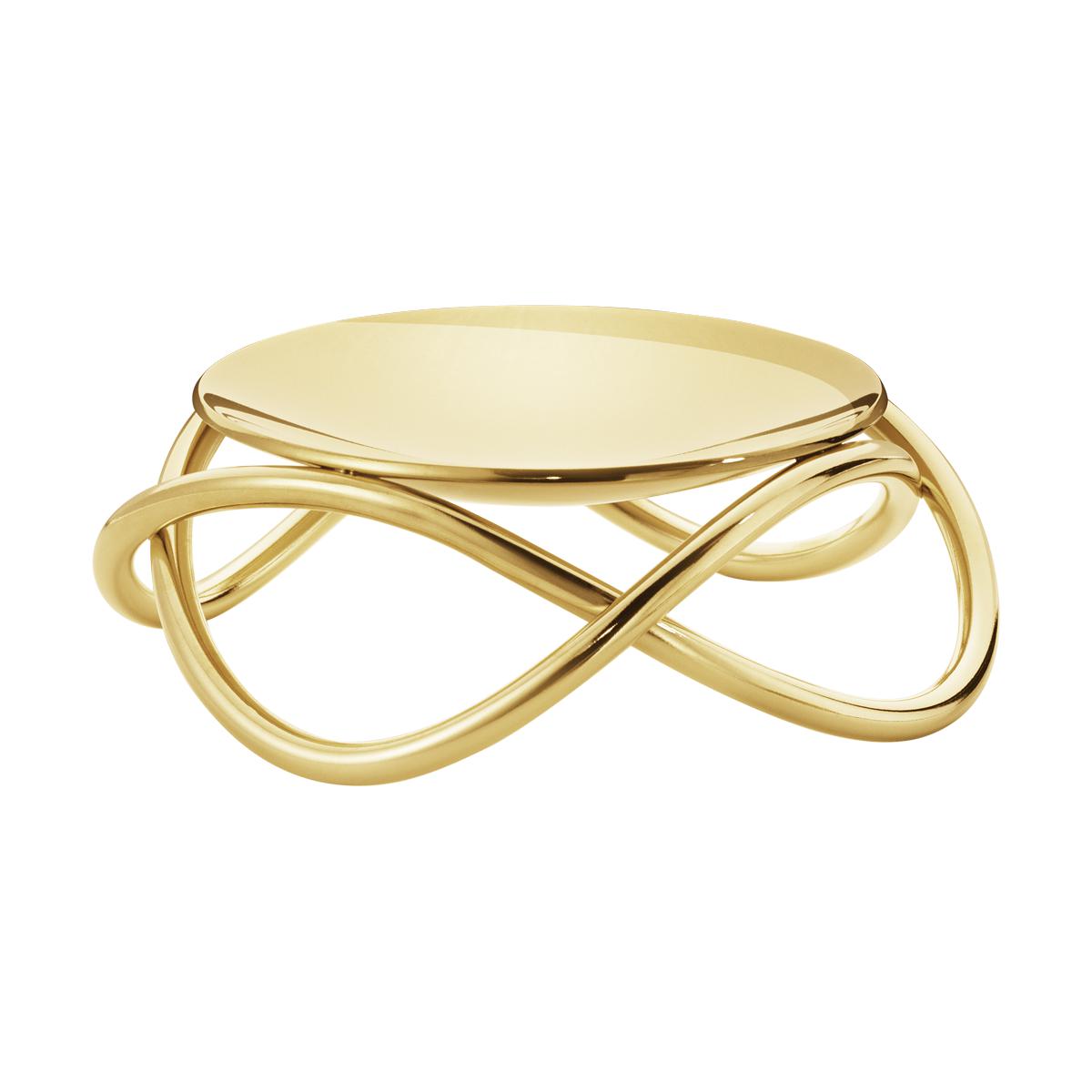 Georg Jensen Glow Lysestage Forgyldt