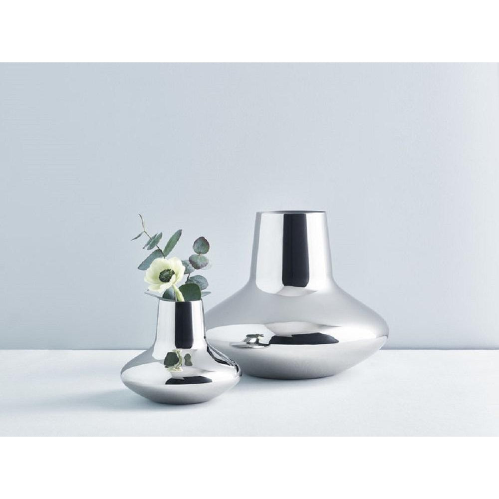 Georg Jensen HK Vase rostfritt stål, 12 cm