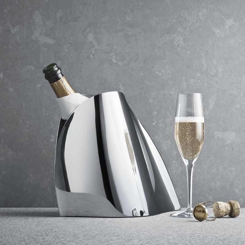 Georg Jensen Njutning champagne cooler, 3 flaskor